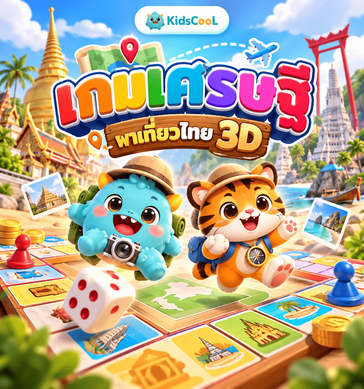 เกมเศรษฐี 3D พาเที่ยวไทย